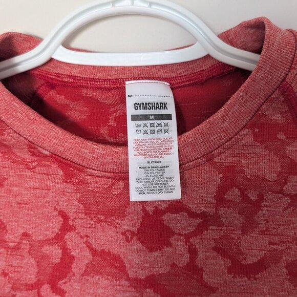 Gymshark, long sleeve, crop top, pink, size Medium - Picture 9 of 11